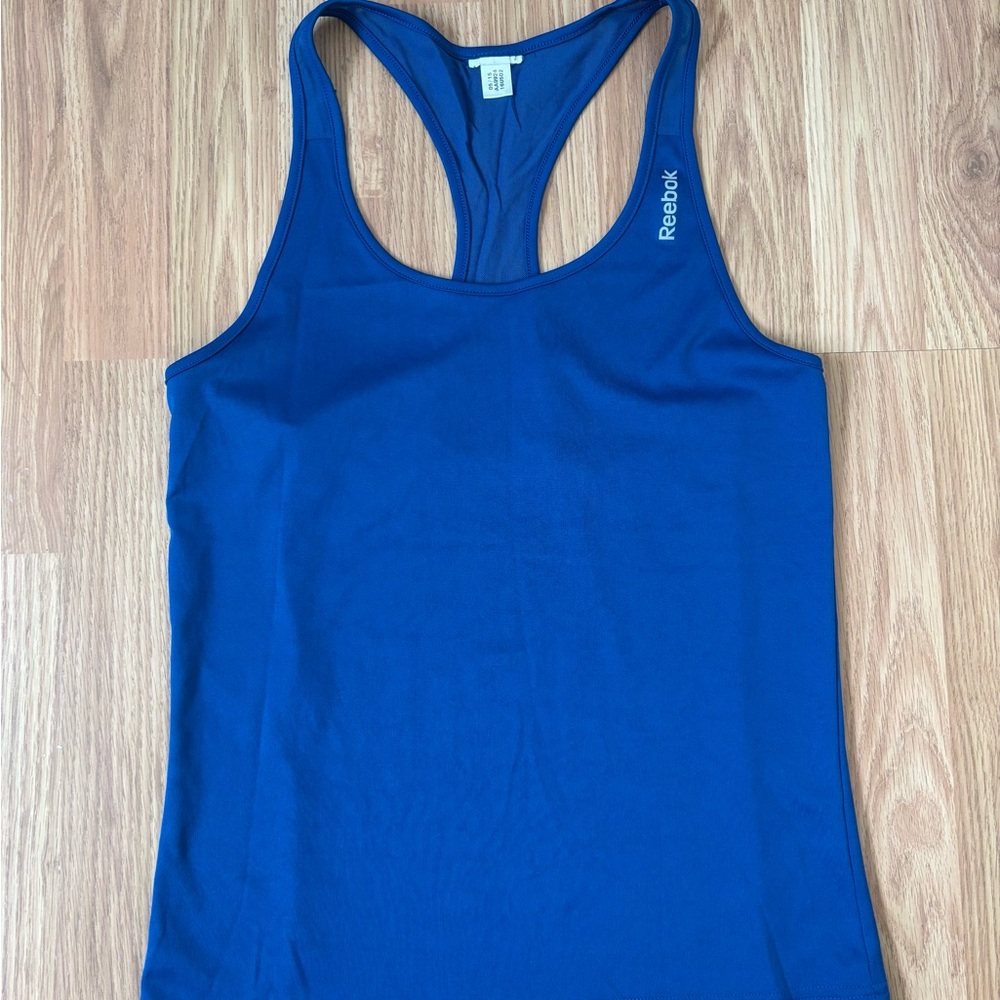Reebok Women's Vibrant Blue Racerback Tank